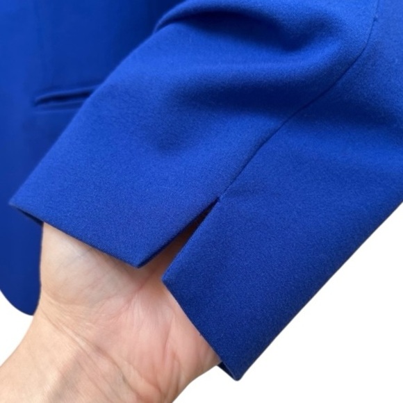 Calvin Klein Vibrant Blue Blazer Size 8 - Picture 5 of 9